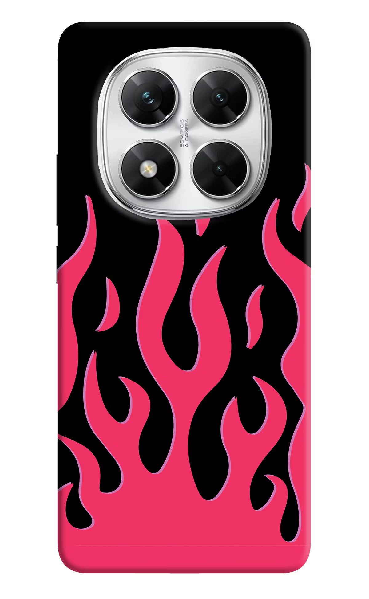 Fire Flames Poco X7 5G Back Cover