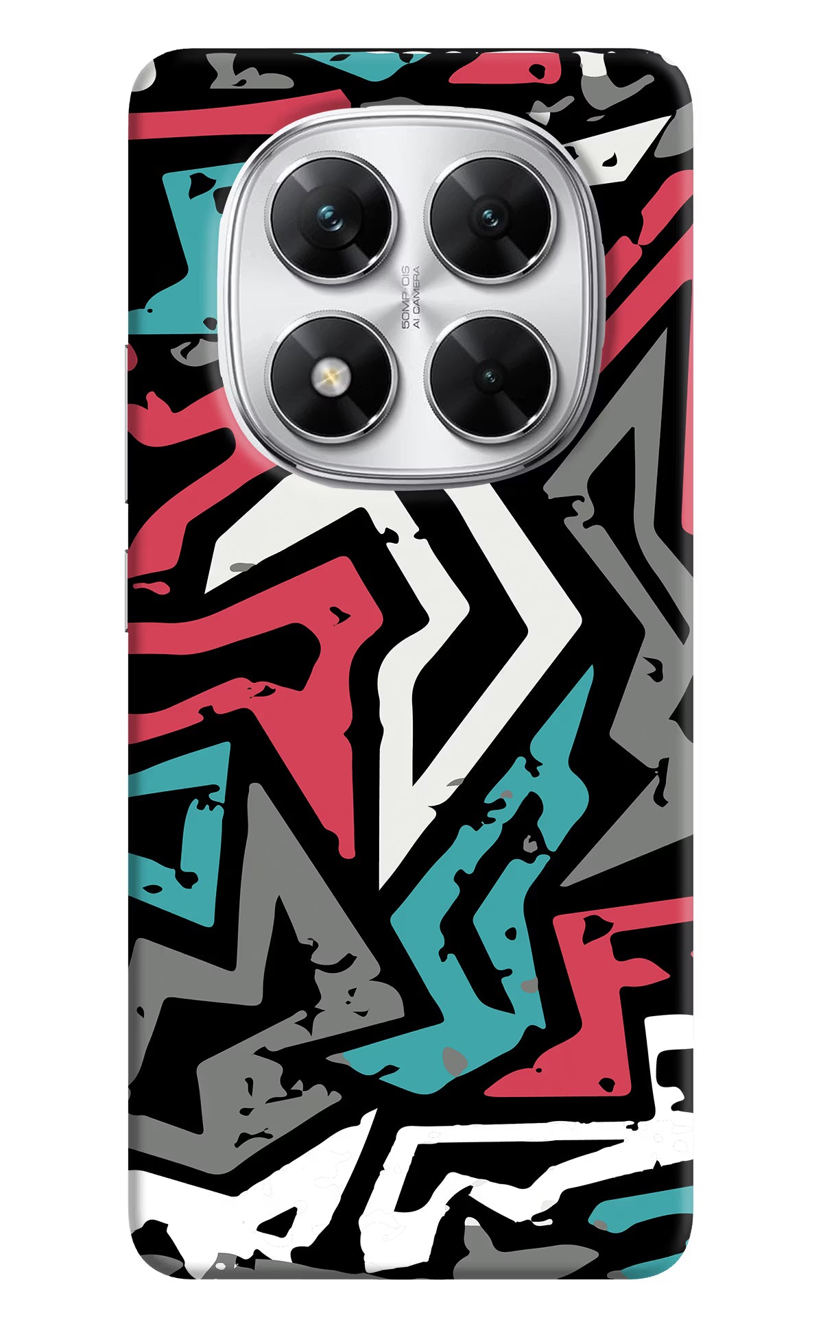 Geometric Graffiti Poco X7 5G Back Cover