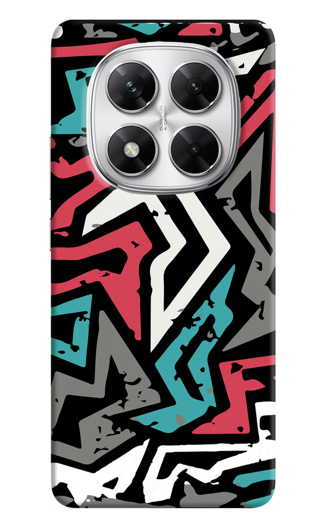 Geometric Graffiti Poco X7 5G Hard Case Back Cover by Casekaro