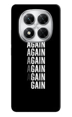 Again Again Gain Poco X7 5G Hard Case Back Cover by Casekaro