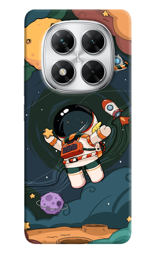 Cartoon Astronaut Poco X7 5G Hard Case Back Cover by Casekaro