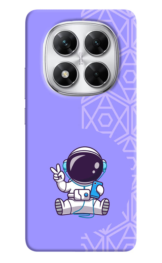 Cute Astronaut Chilling Poco X7 5G Back Cover