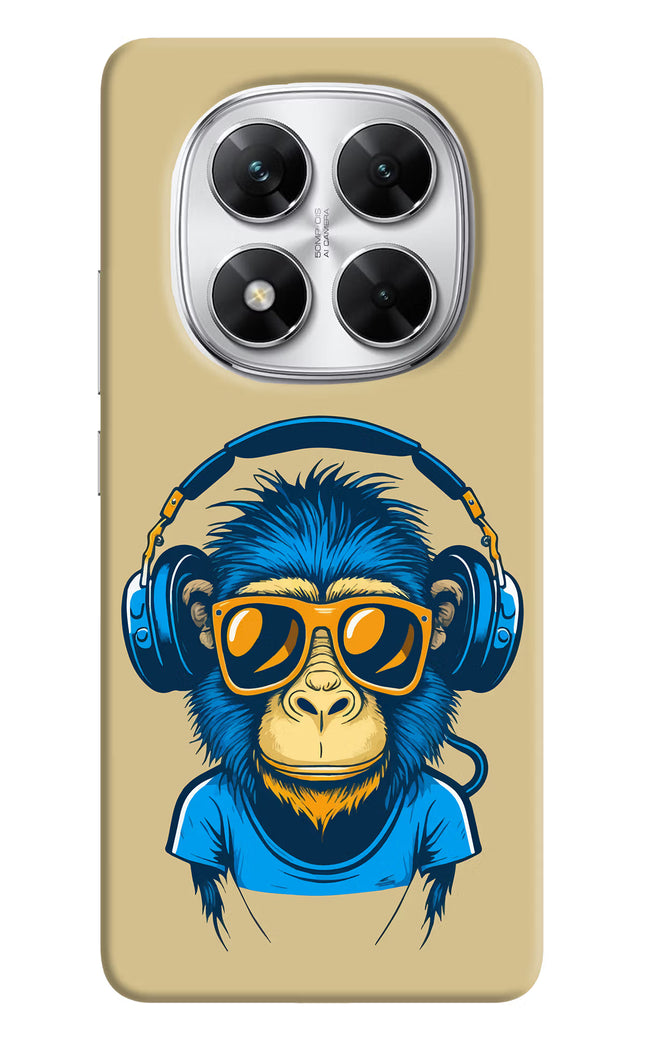 Monkey Headphone Poco X7 5G Back Cover