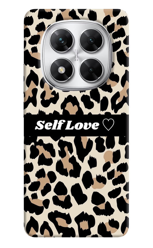 Leopard Print Self Love Poco X7 5G Back Cover