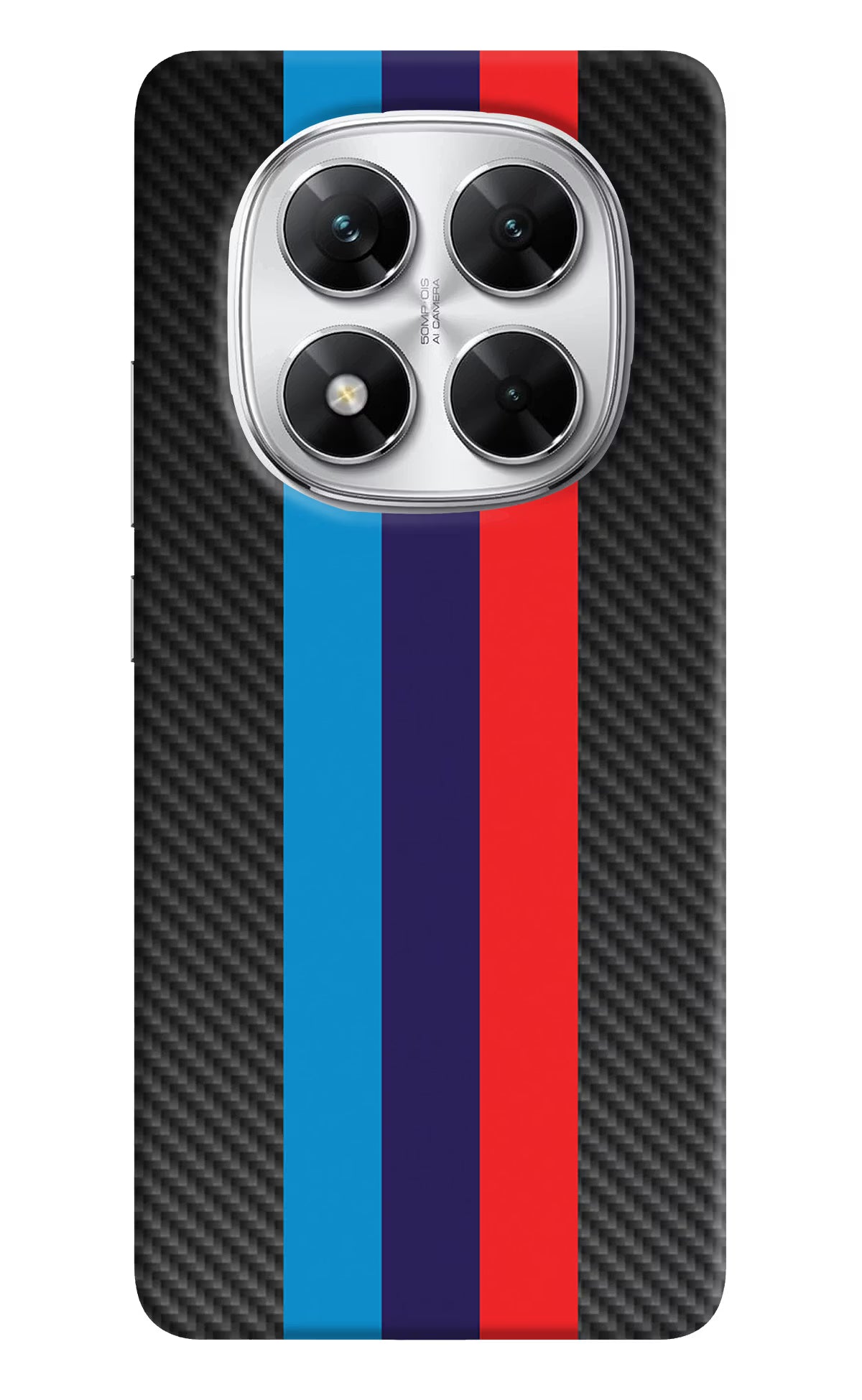 BMW Stripes Pattern Poco X7 5G Back Cover