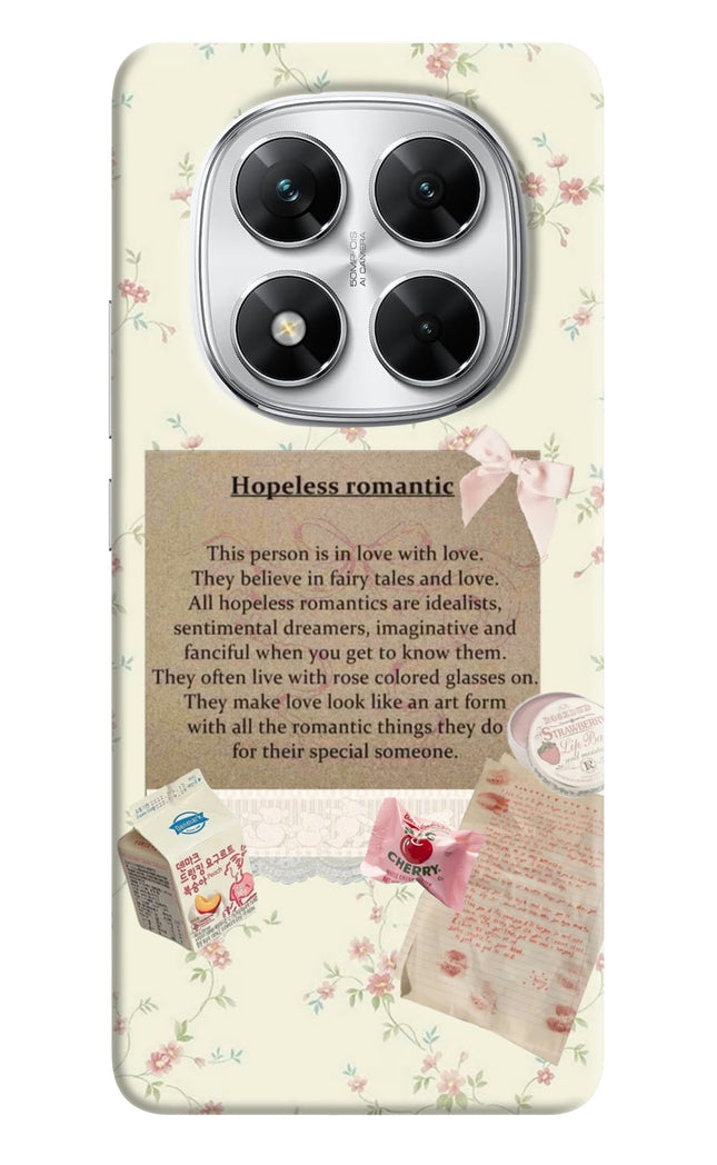 Hopeless Romantic Poco X7 5G Hard Case Back Cover by Casekaro