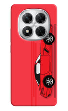 Red Velocity Poco X7 5G Hard Case Back Cover by Casekaro