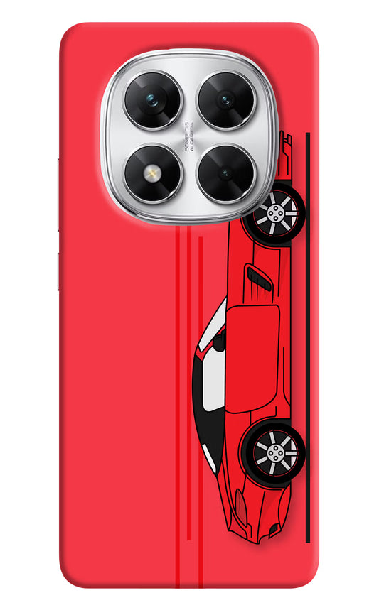 Red Velocity Poco X7 5G Back Cover
