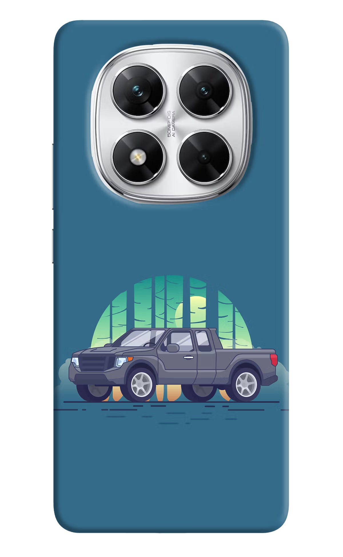 Retro Garage Vibe Poco X7 5G Back Cover