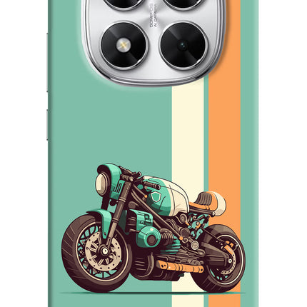 Striped Moto Drift Poco X7 5G Back Cover