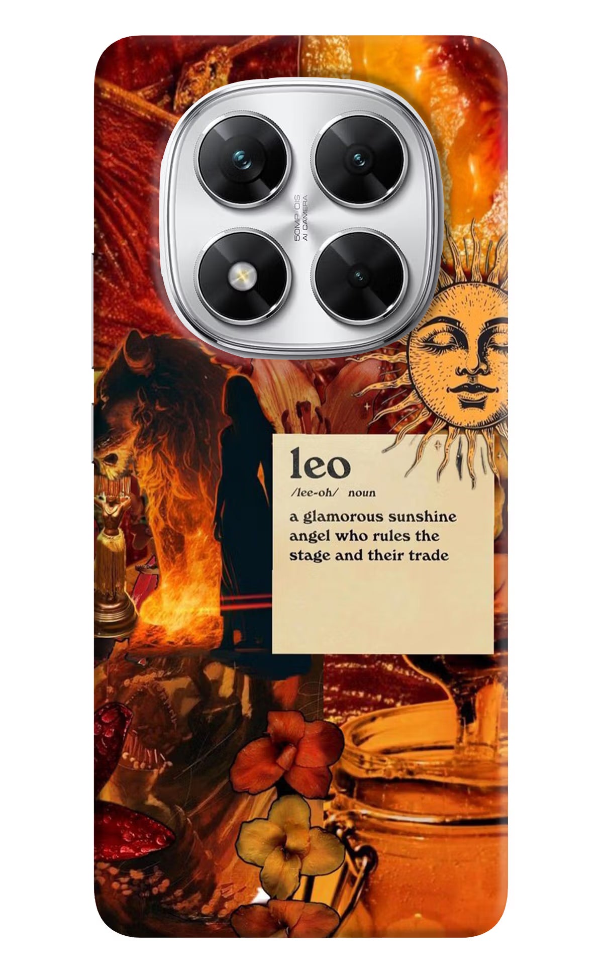 Leo Zodiac Poco X7 5G Back Cover