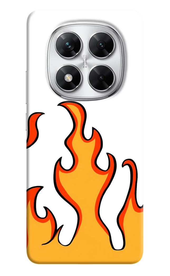 Fired Up – White Poco X7 5G Hard Case Back Cover by Casekaro