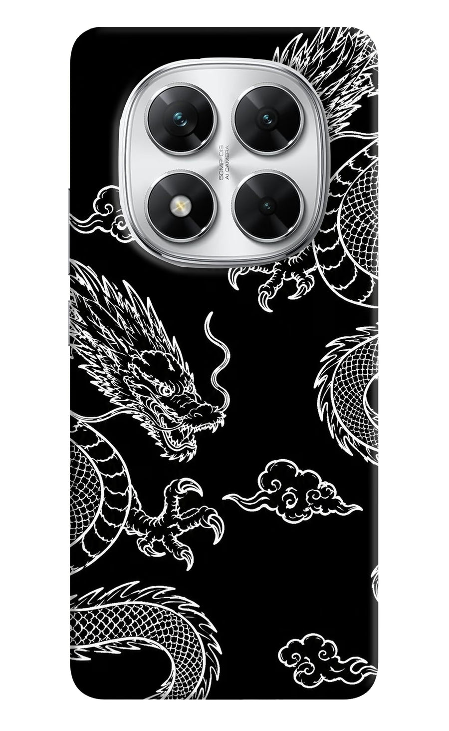 Twin Dragons Poco X7 5G Back Cover, Hard case