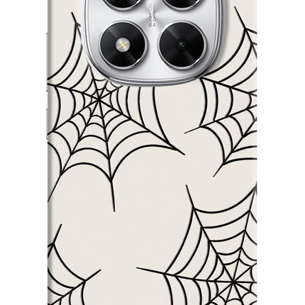 Spider Web Poco X7 5G Hard Case Back Cover by Casekaro