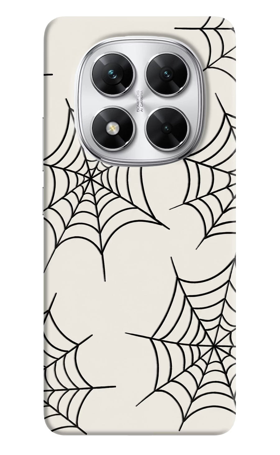 Spider Web Poco X7 5G Back Cover, Hard case