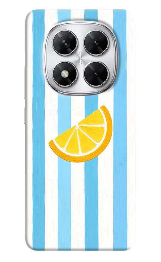 Summer Lemon Poco X7 5G Hard Case Back Cover by Casekaro