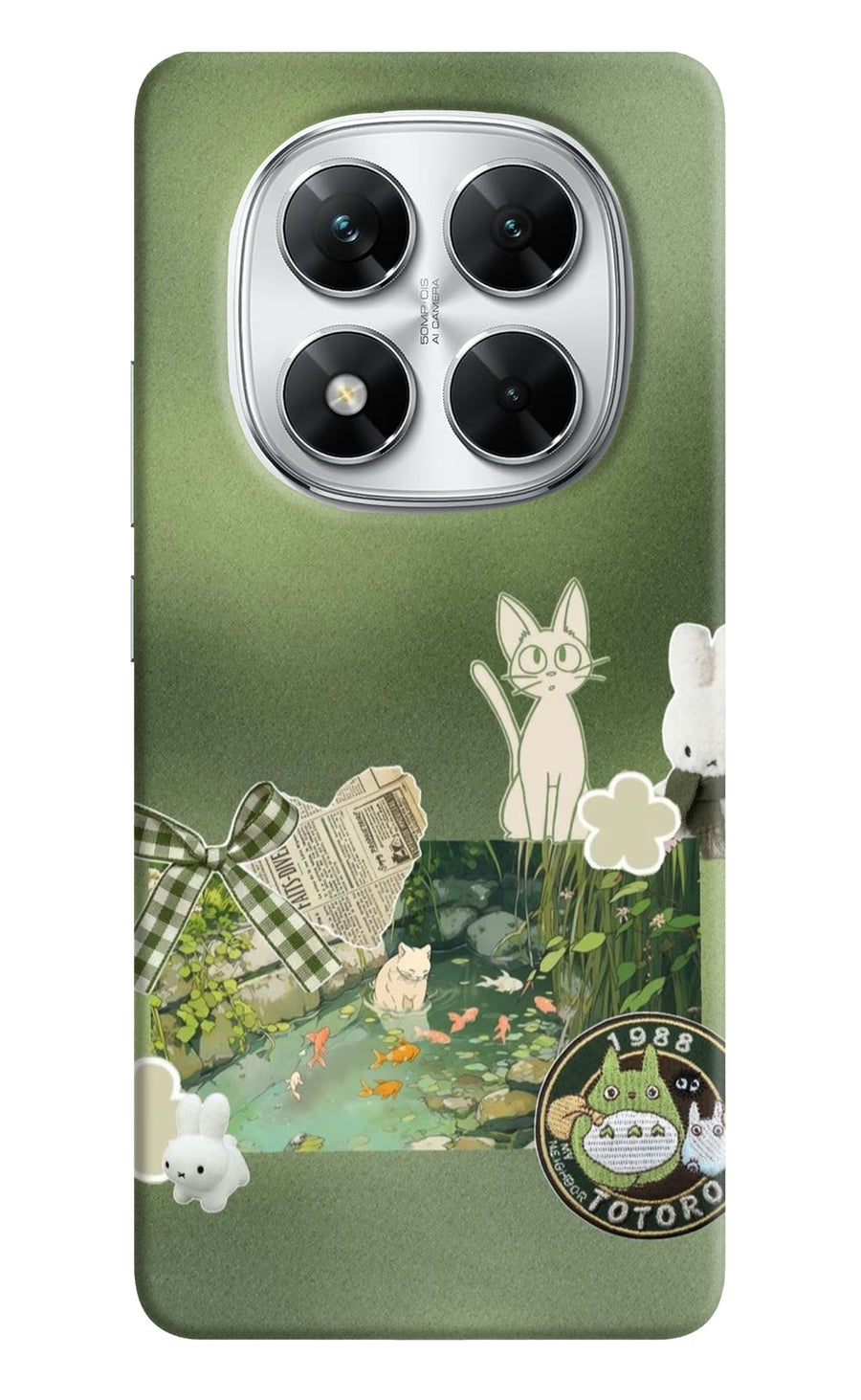 Aesthetic anime Poco X7 5G Back Cover, Hard case