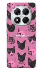 Pink Cats Poco X7 5G Hard Case Back Cover by Casekaro