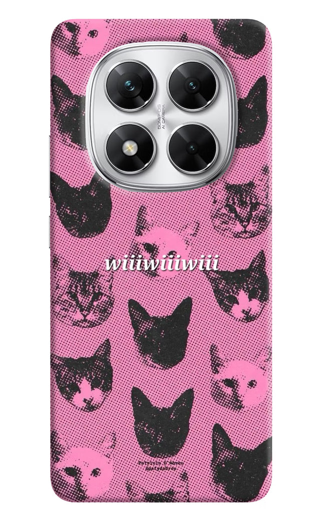 Pink Cats Poco X7 5G Hard Case Back Cover by Casekaro