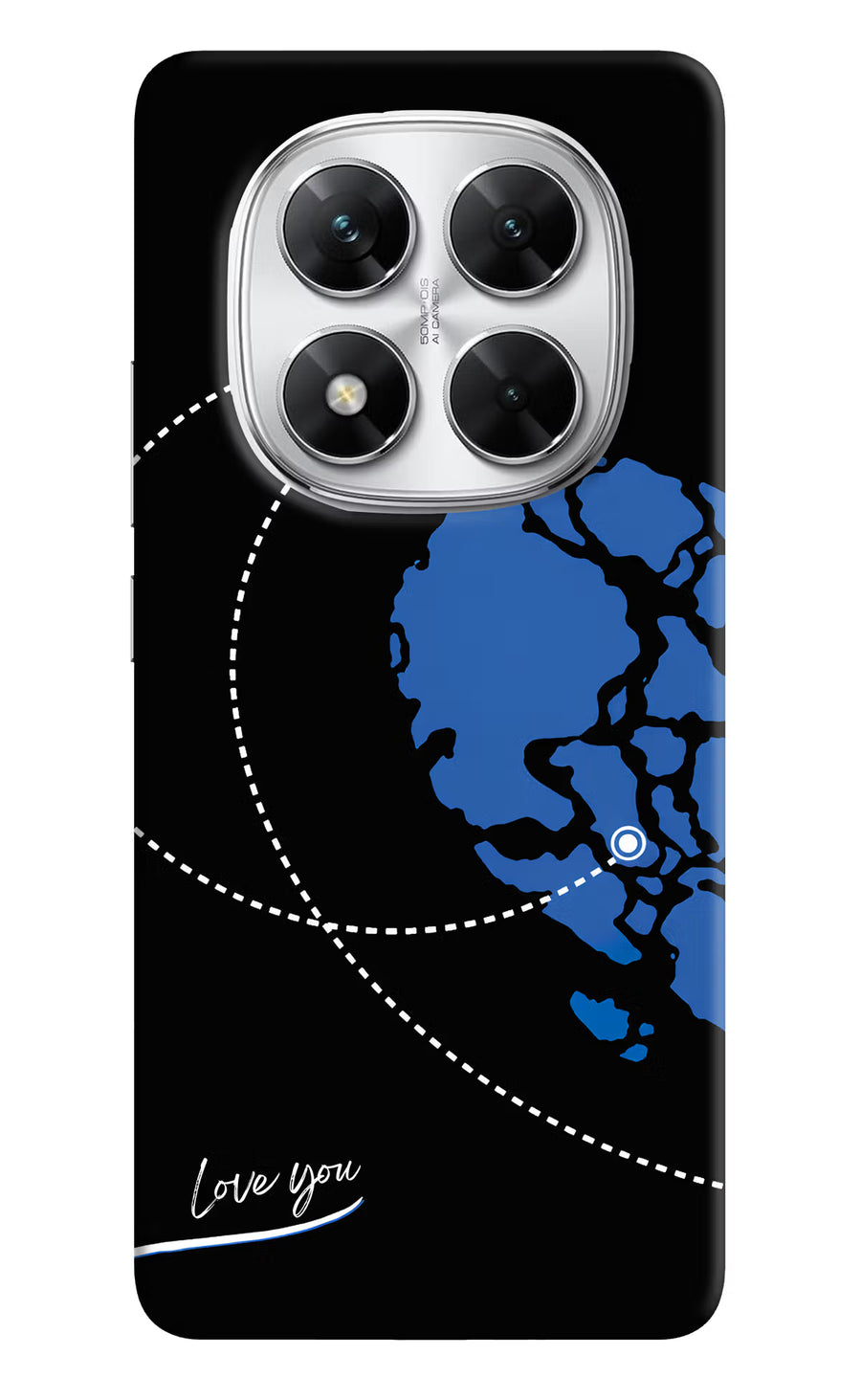 Love Orbit Poco X7 5G Back Cover, Hard case