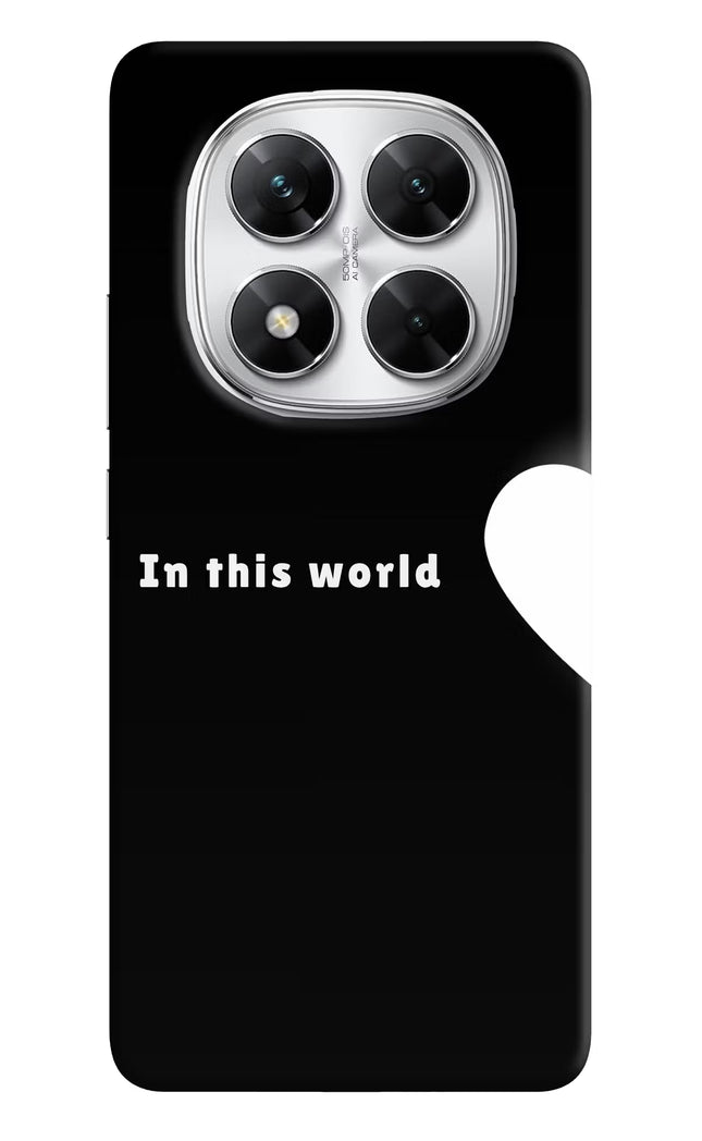 This World Poco X7 5G Hard Case Back Cover by Casekaro