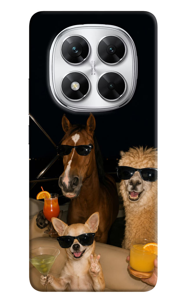 Party Squad Poco X7 5G Hard Case Back Cover by Casekaro