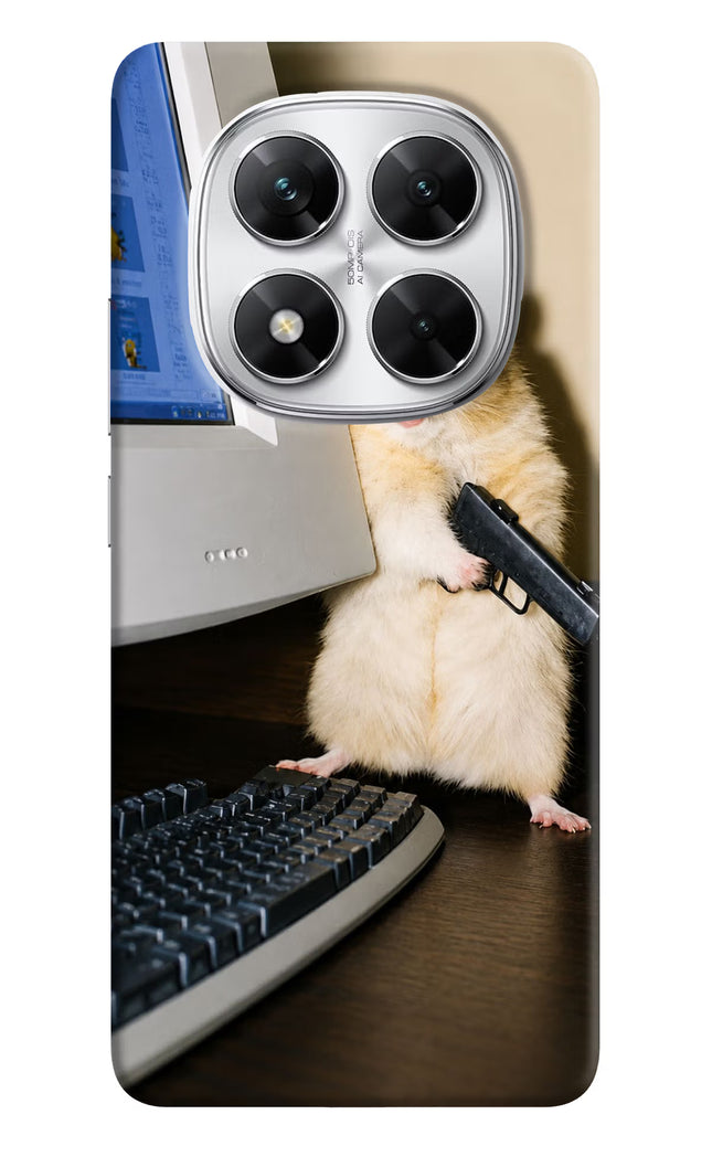 Hacker Hamster Poco X7 5G Hard Case Back Cover by Casekaro