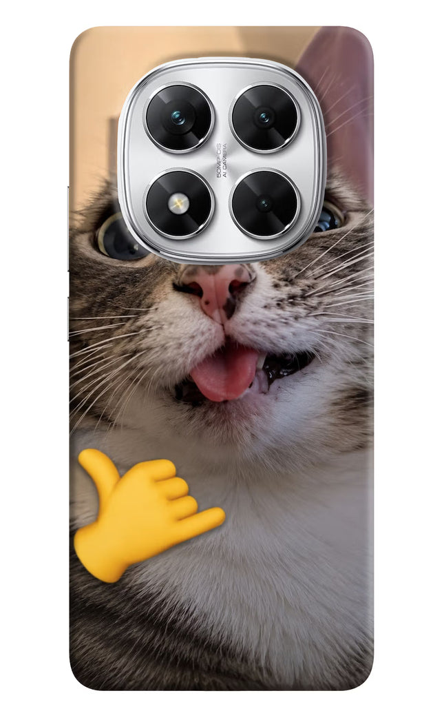 Silly Cat Call Poco X7 5G Hard Case Back Cover by Casekaro