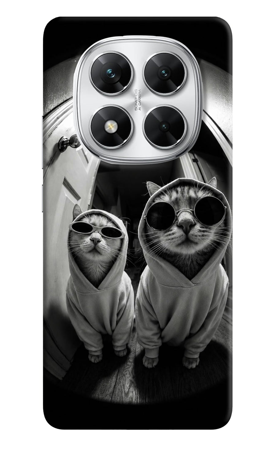 Hood Cats Poco X7 5G Back Cover, Hard case