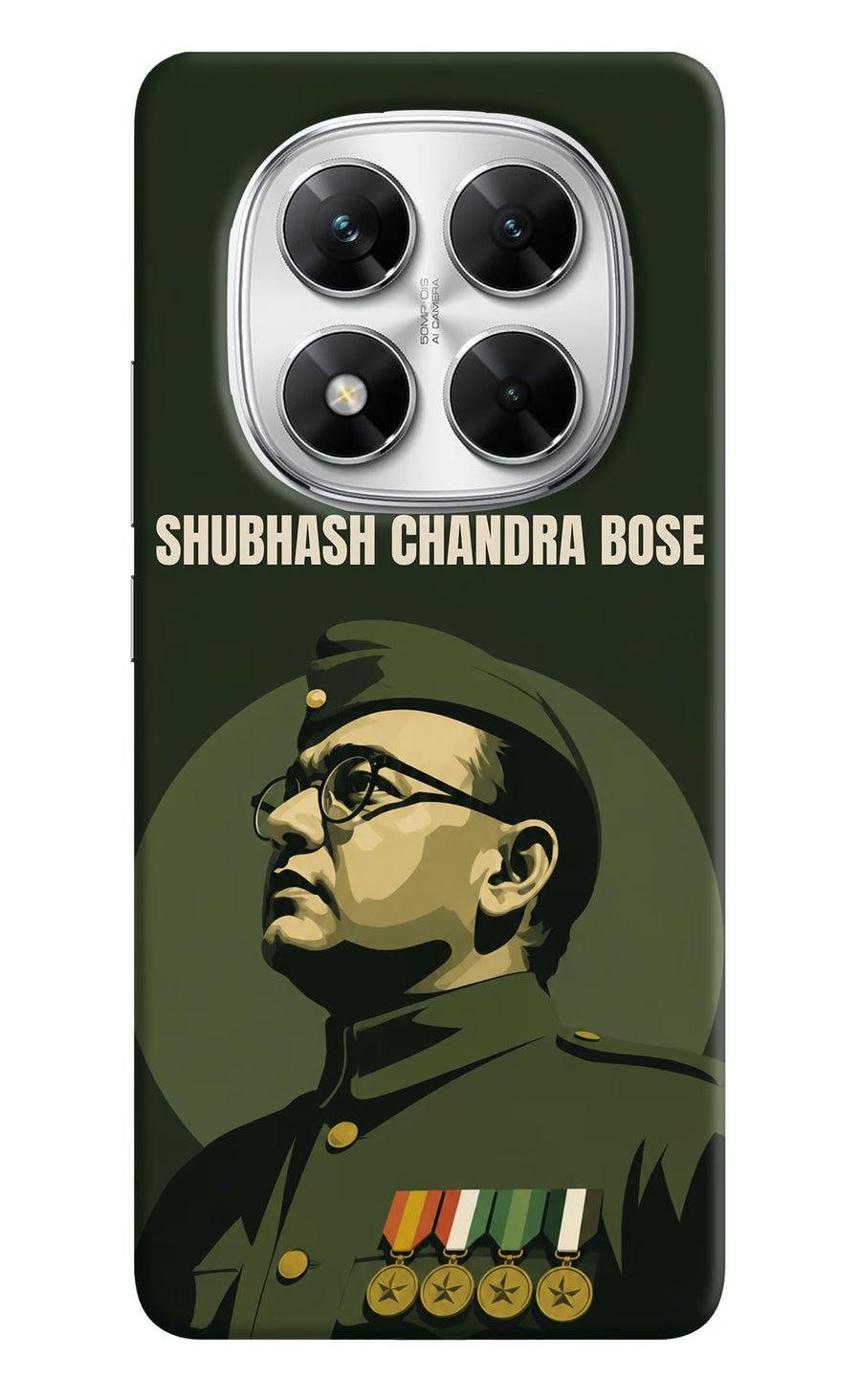 Netaji Legacy Poco X7 5G Back Cover, Hard case