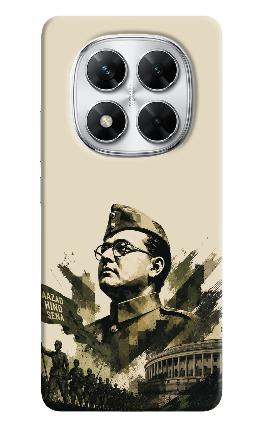 Netaji Rising Poco X7 5G Back Cover, Hard case