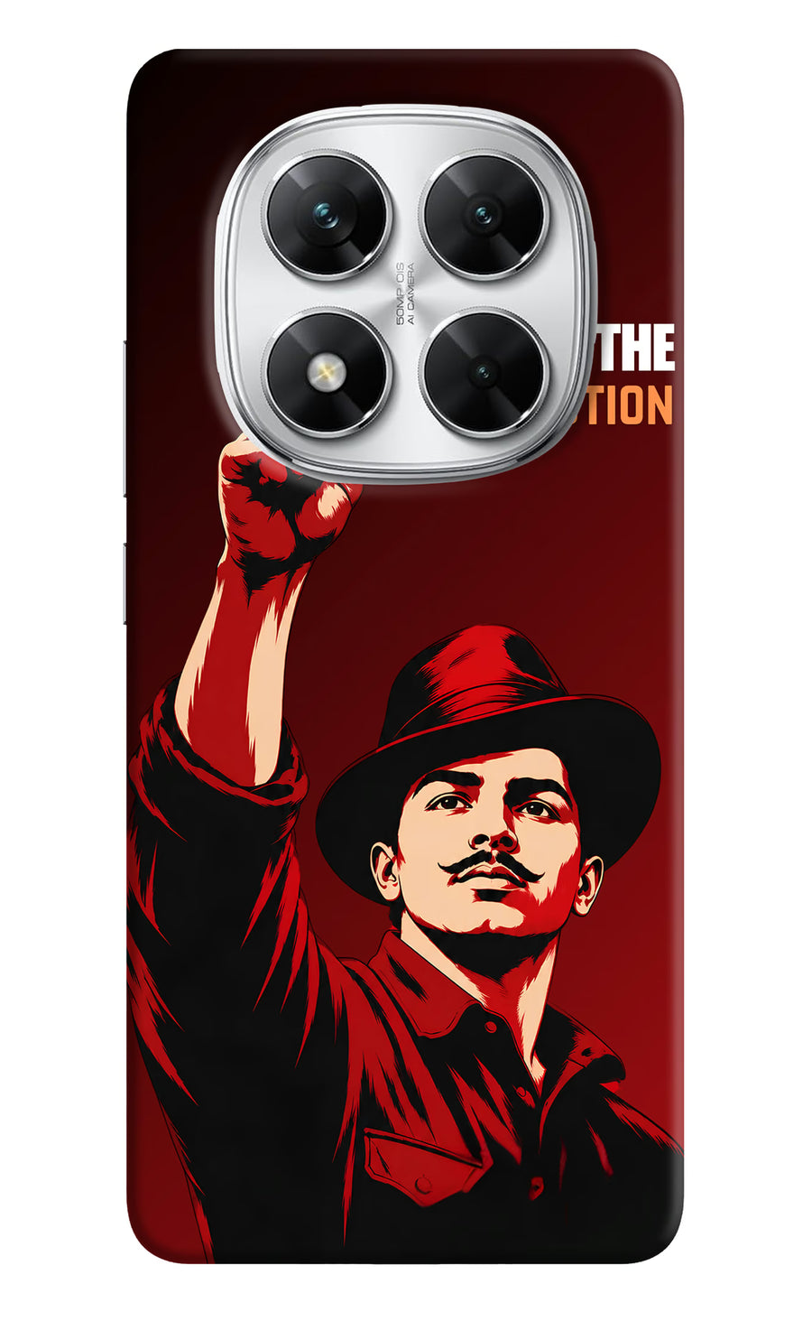 Bhagat Singh Revolution Poco X7 5G Back Cover, Hard case