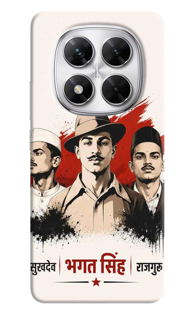 Bhagat Singh Trio Poco X7 5G Hard Case Back Cover by Casekaro
