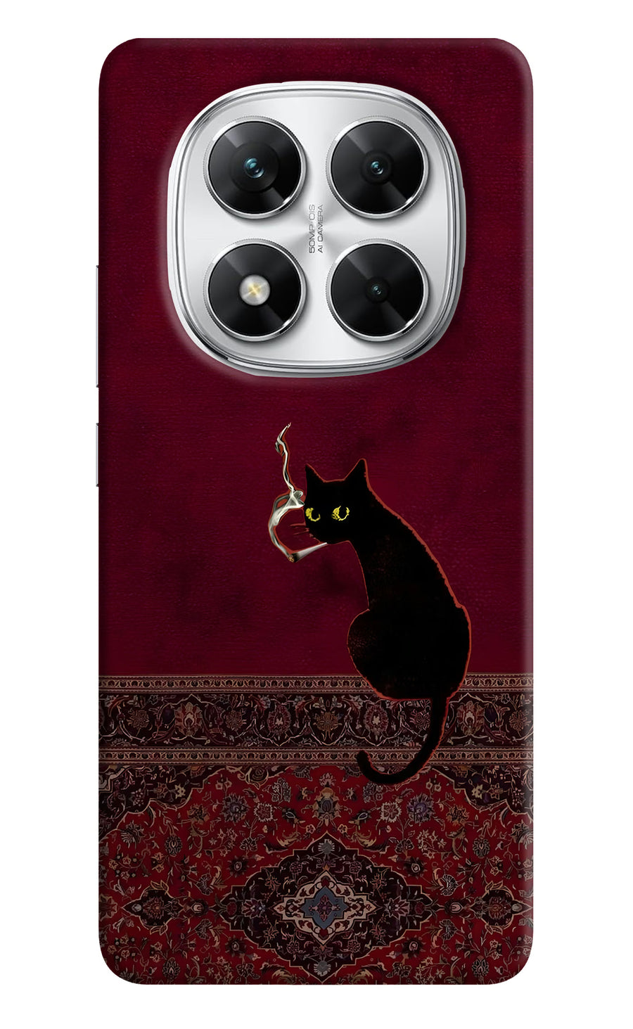 Midnight Cat Poco X7 5G Back Cover, Hard case