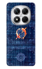 Koi Blue Poco X7 5G Hard Case Back Cover by Casekaro