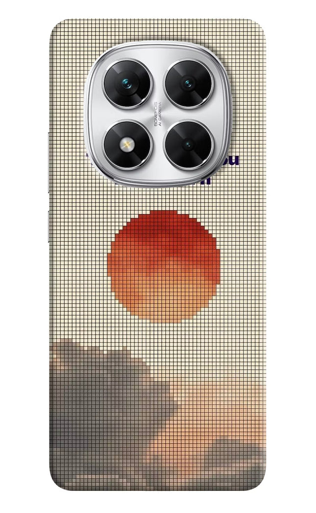 Pixel Sun Poco X7 5G Hard Case Back Cover by Casekaro