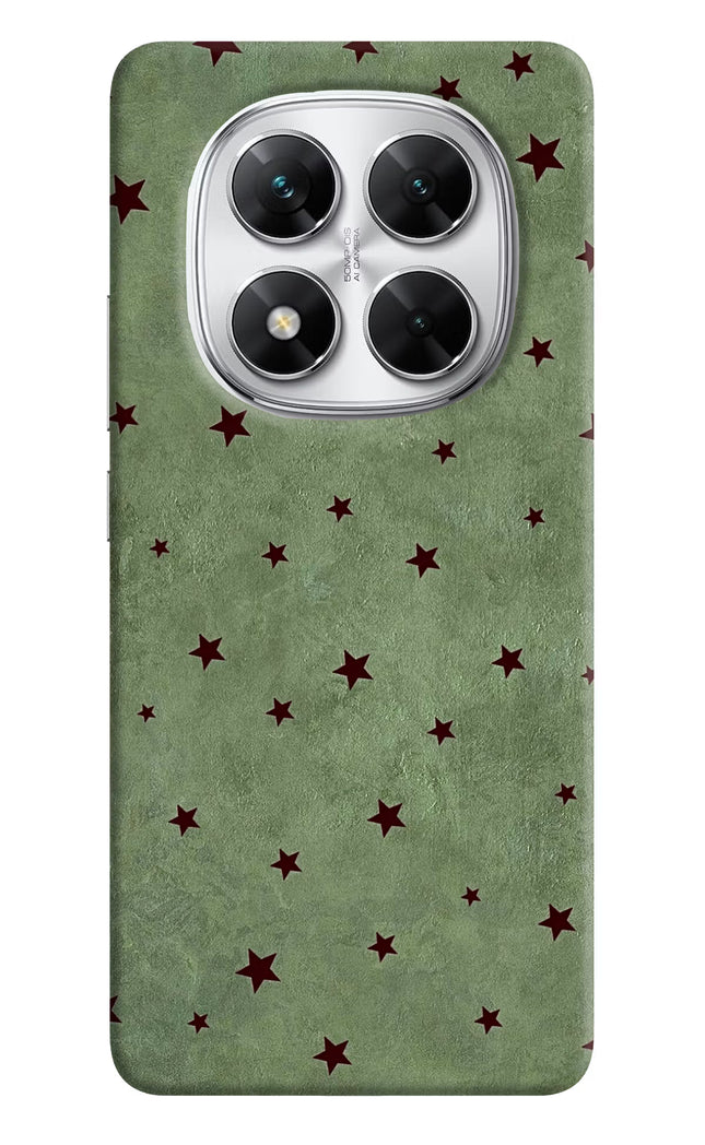 Green Stars Poco X7 5G Hard Case Back Cover by Casekaro