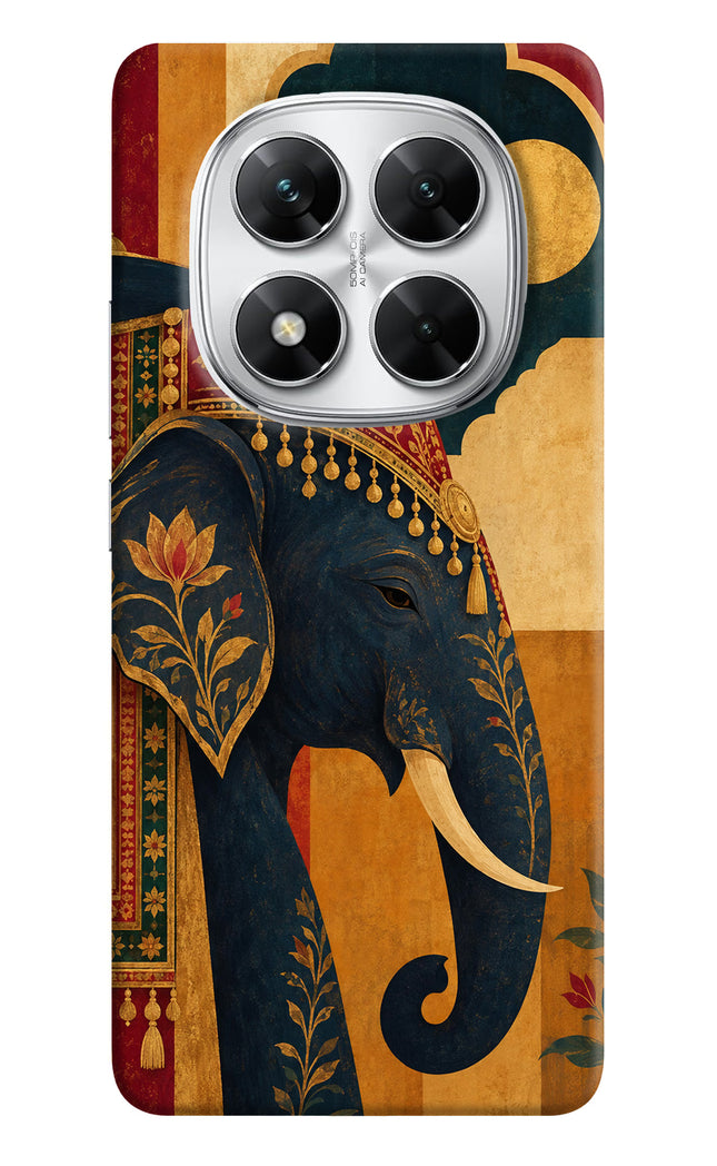 Royal Elephant Poco X7 5G Hard Case Back Cover by Casekaro