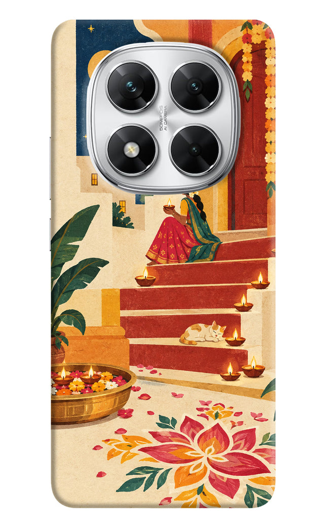 Diwali Rangoli Poco X7 5G Hard Case Back Cover by Casekaro