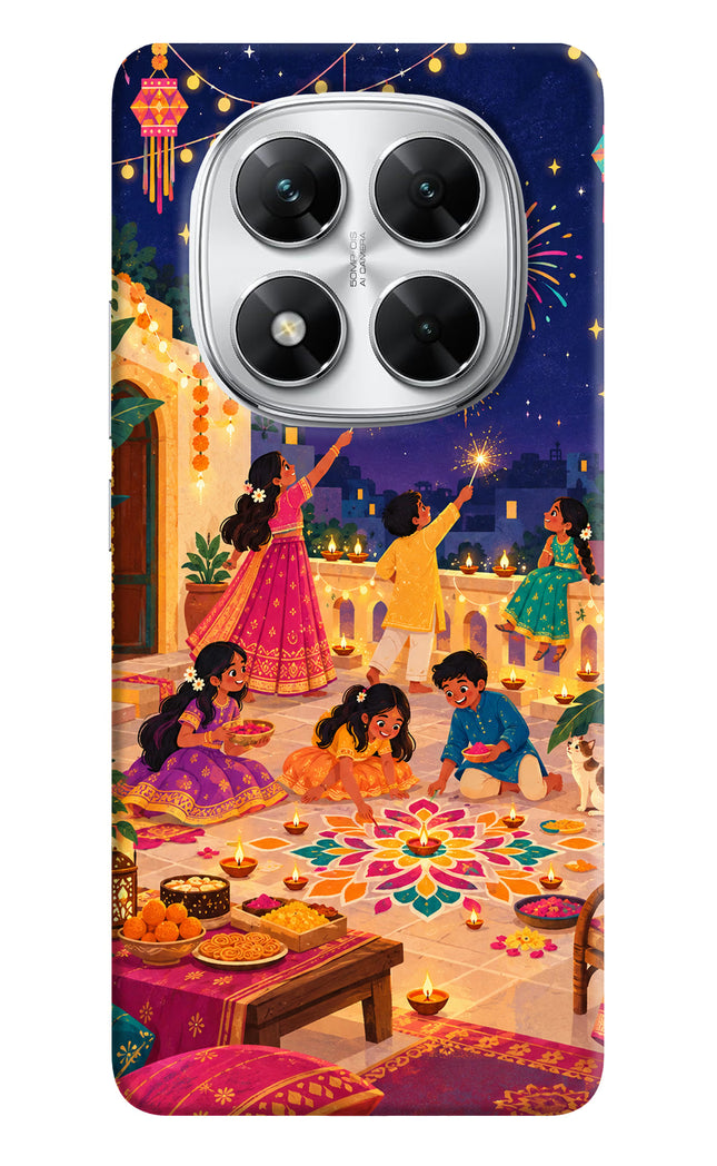 Diwali Night Poco X7 5G Hard Case Back Cover by Casekaro