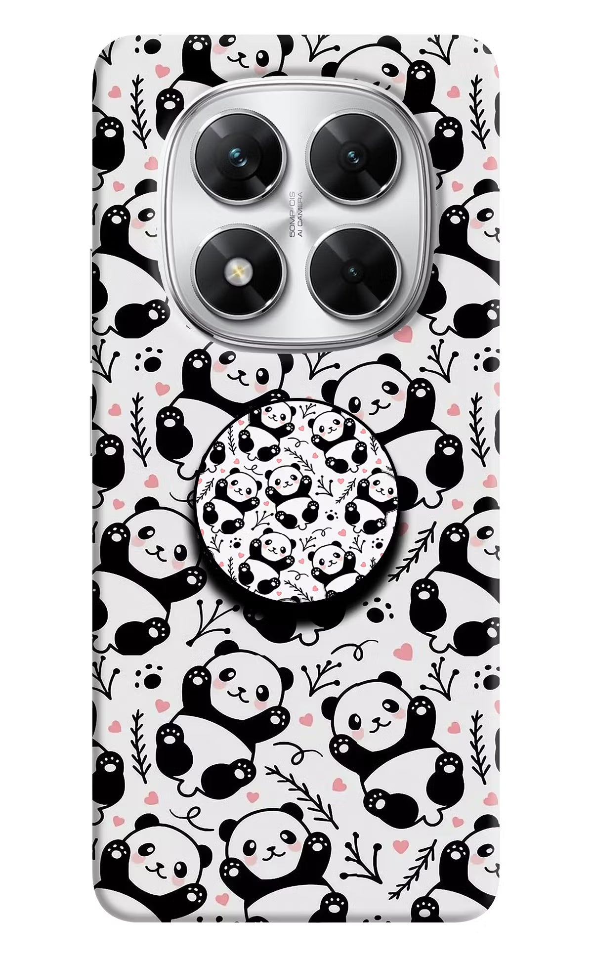 Cute Panda Poco X7 5G Pop Case