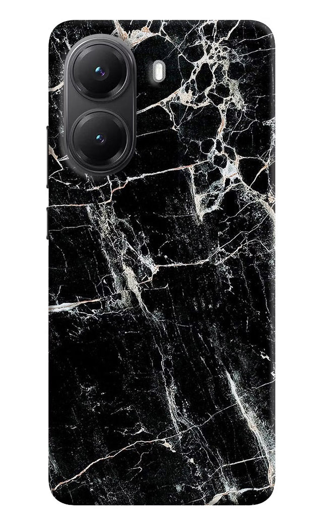 Black Marble Texture Poco X7 Pro 5G Back Cover