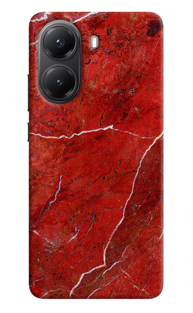 Red Marble Design Poco X7 Pro 5G Back Cover