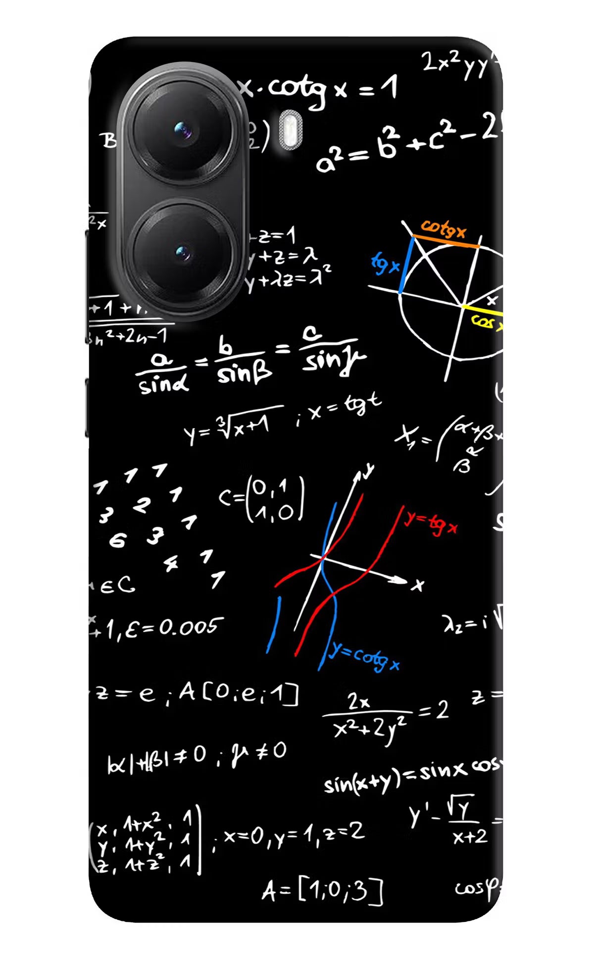 Mathematics Formula Poco X7 Pro 5G Back Cover