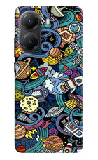 Space Abstract Poco X7 Pro 5G Back Cover