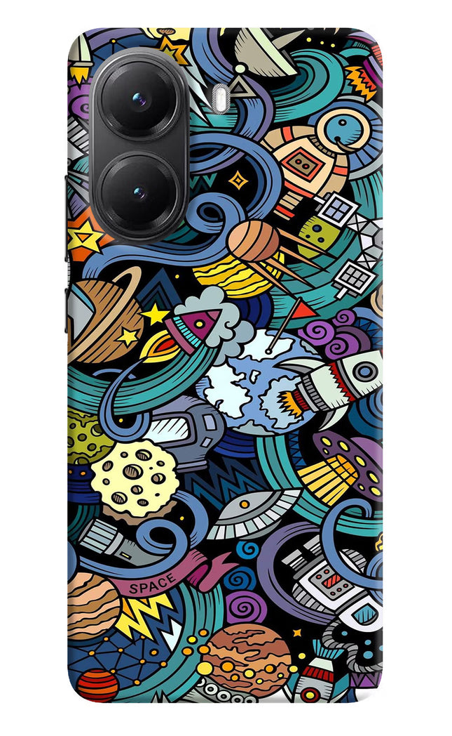 Space Abstract Poco X7 Pro 5G Back Cover