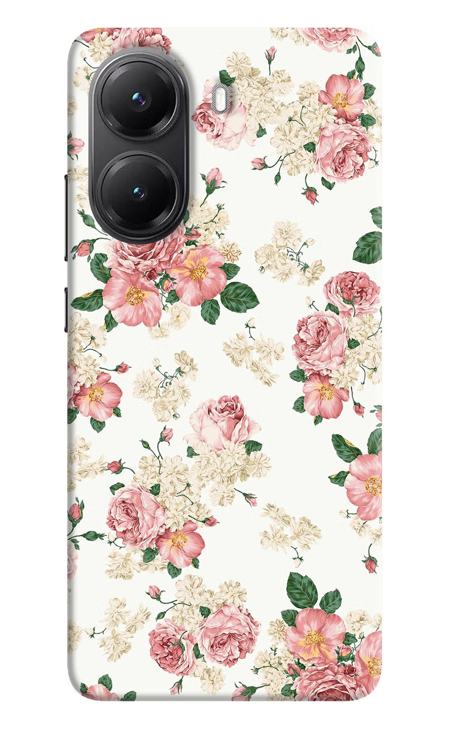 Flowers Poco X7 Pro 5G Back Cover, Hard case