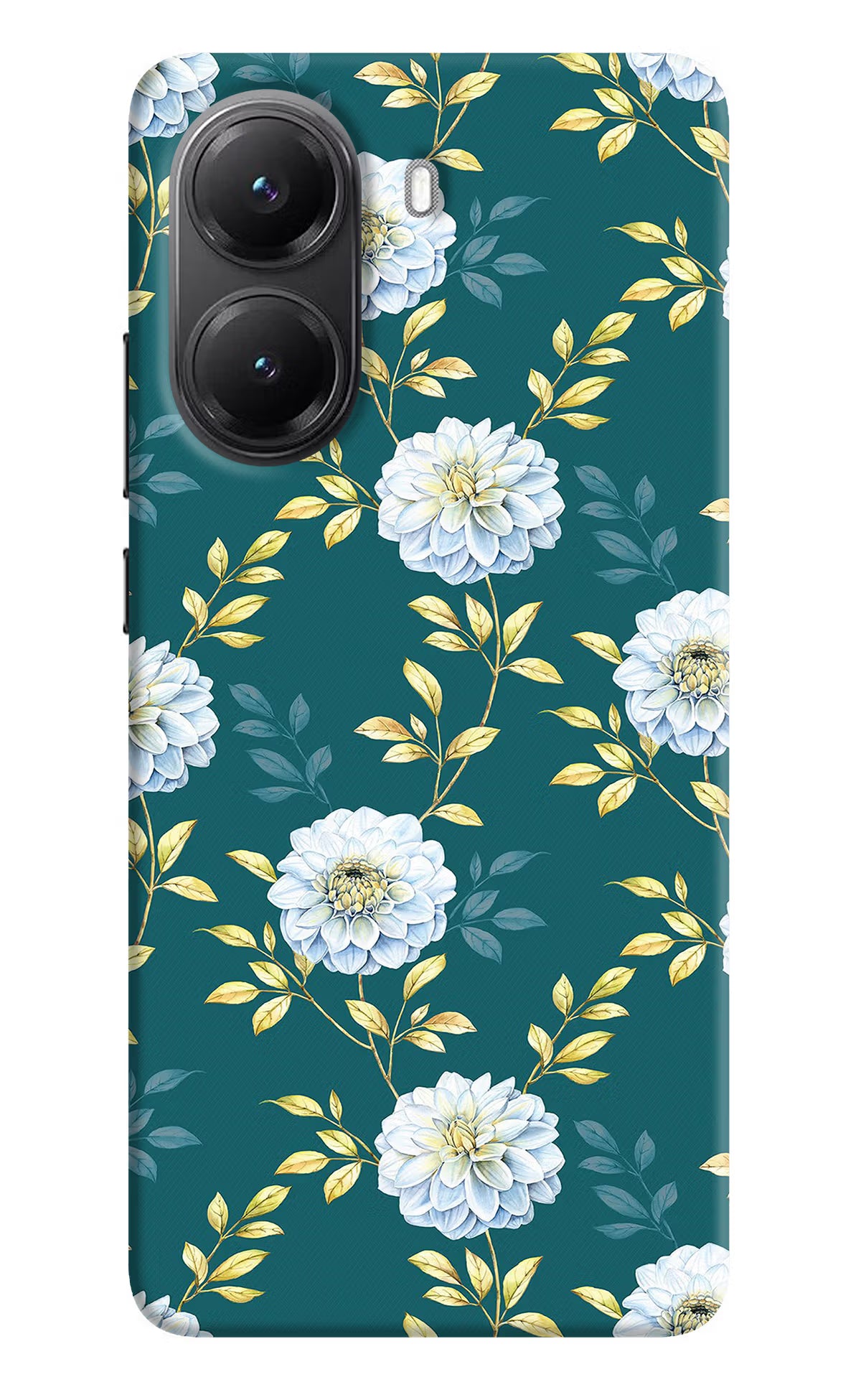 Flowers Poco X7 Pro 5G Back Cover