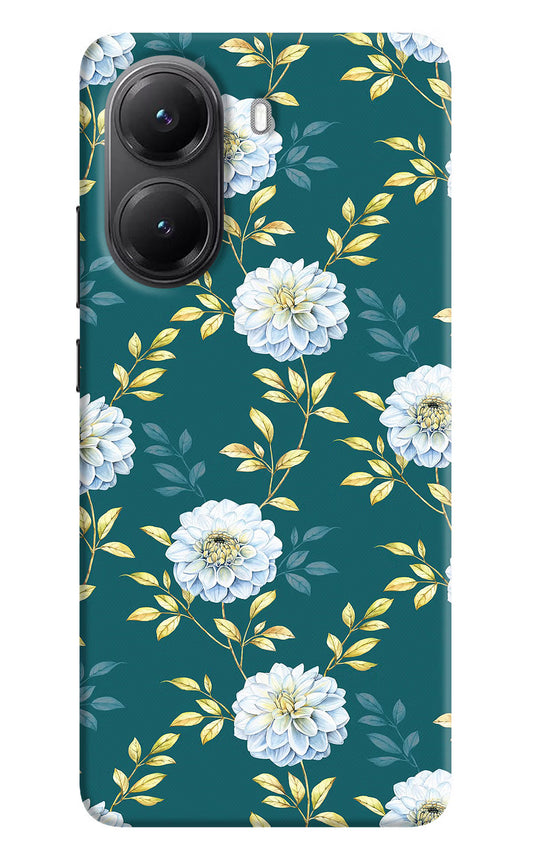 Flowers Poco X7 Pro 5G Back Cover