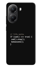 Life Motto Code Poco X7 Pro 5G Back Cover